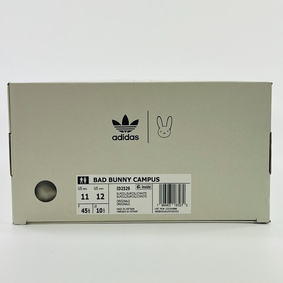Adidas Campus Light x Bad Bunny 'Chalky Brown' ID2529 Multi Size - Picture 14 of 15
